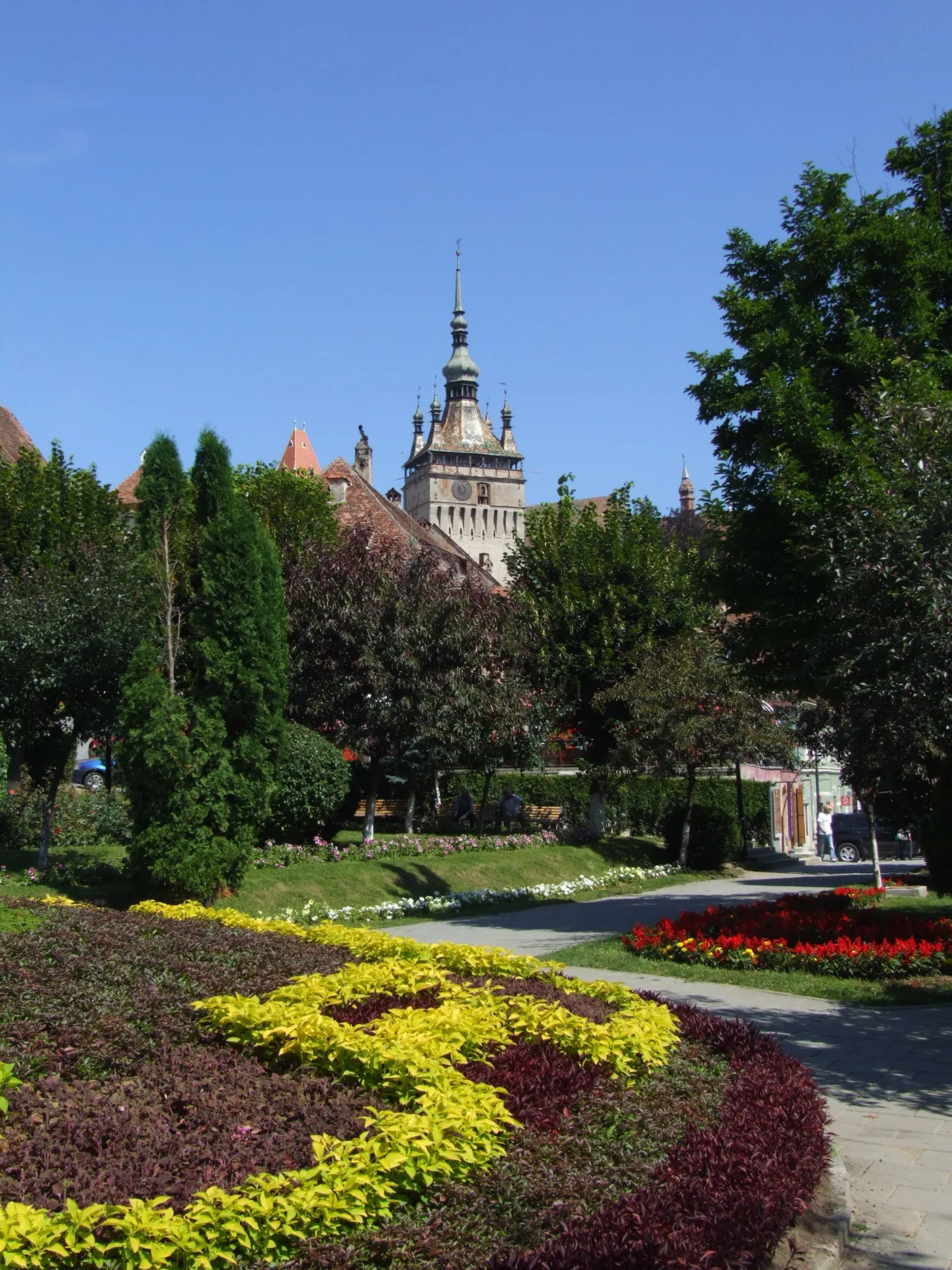 The clock tower in Sighișoara