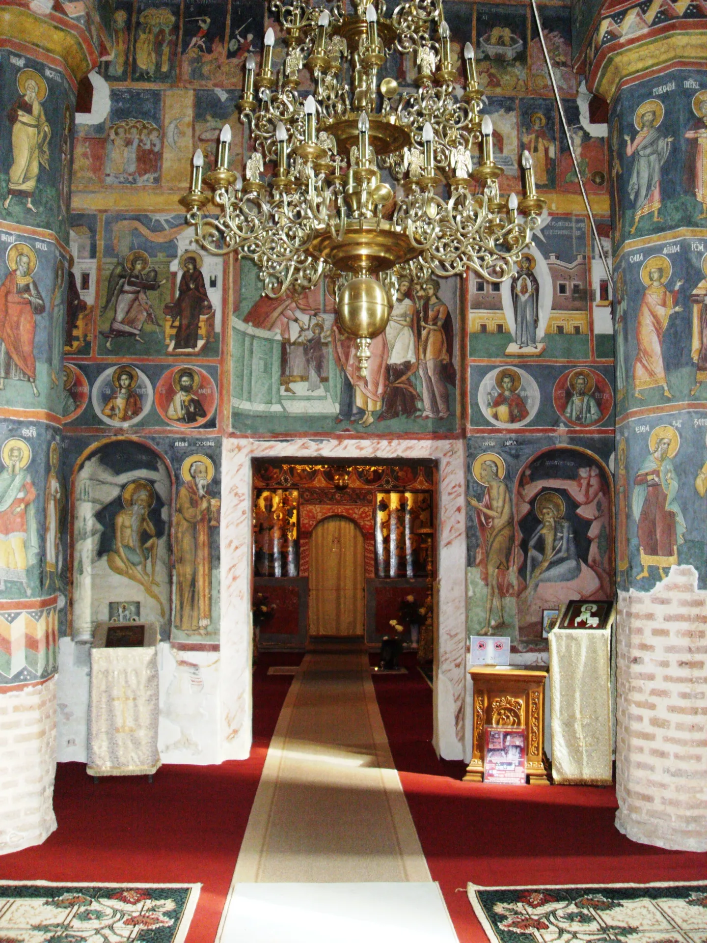 Inside Snagov Monastery